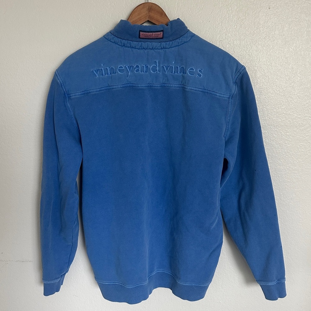 Vineyard Vines Shep & Ian Men’s Shep Shirt Quarter-Zip Pullover – Blue – M - Picture 6 of 9
